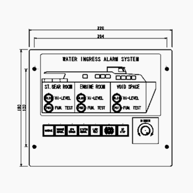 Wheelhouse Indicator Panel