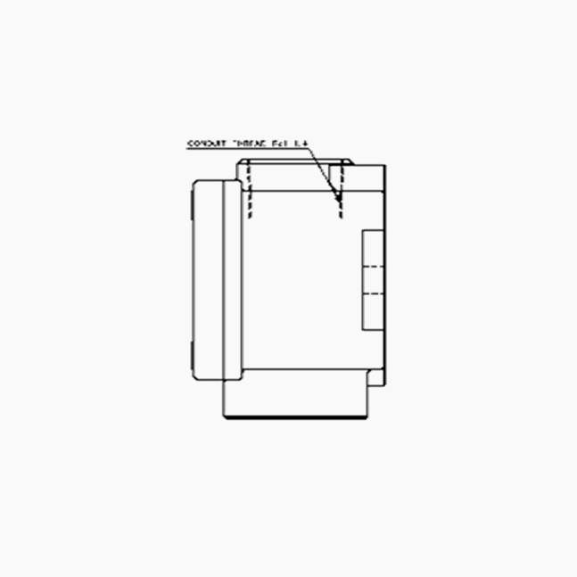 検知器図面(側面)